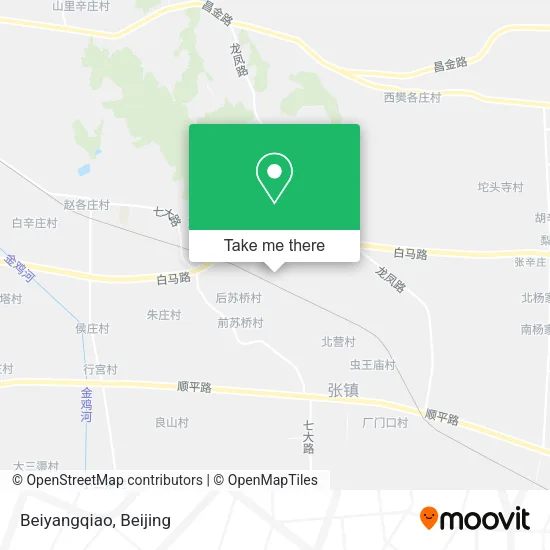 Beiyangqiao map