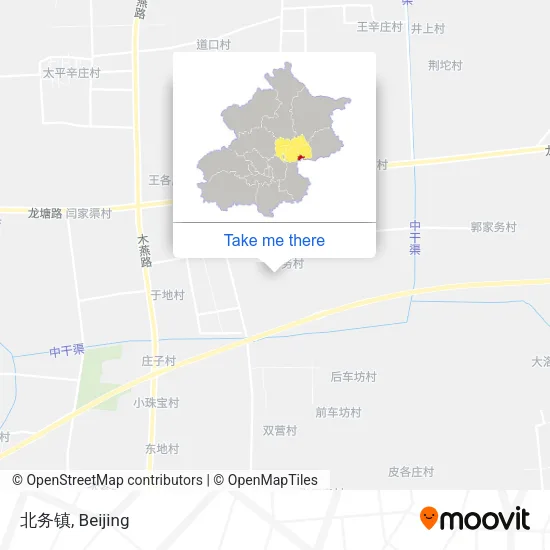 北务镇 map