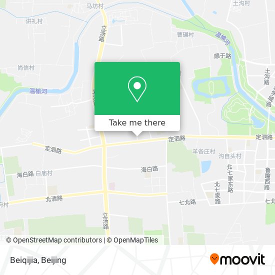 Beiqijia map