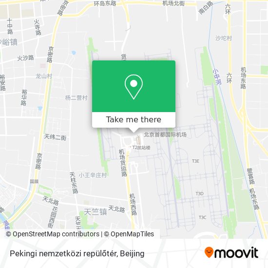 Pekingi nemzetközi repülőtér map