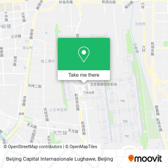 Beijing Capital Internasionale Lughawe map