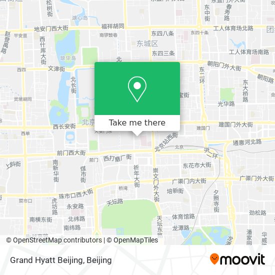 Grand Hyatt Beijing map