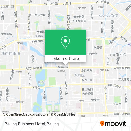 Beijing Business Hotel map