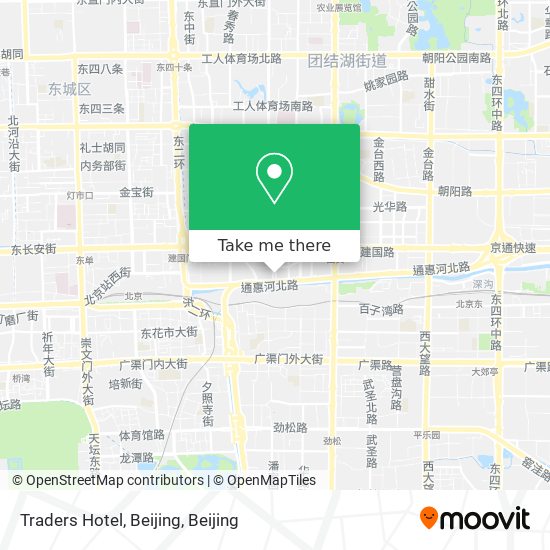 Traders Hotel, Beijing map
