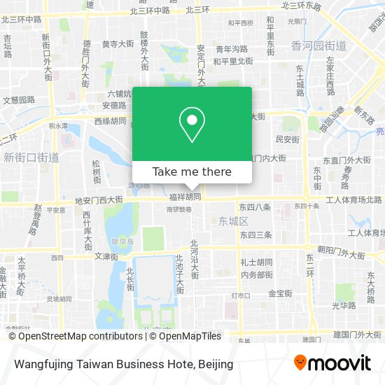 Wangfujing Taiwan Business Hote map