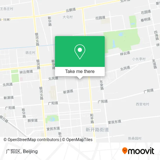 广阳区 map