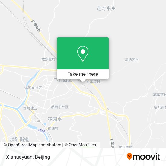 Xiahuayuan map