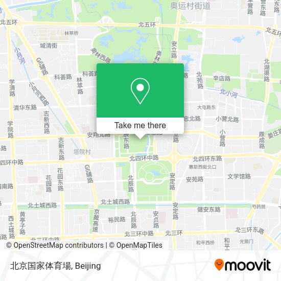北京国家体育場 map