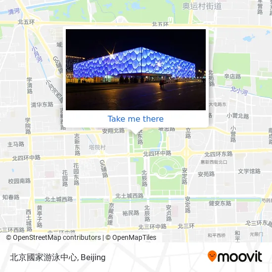 北京國家游泳中心 map