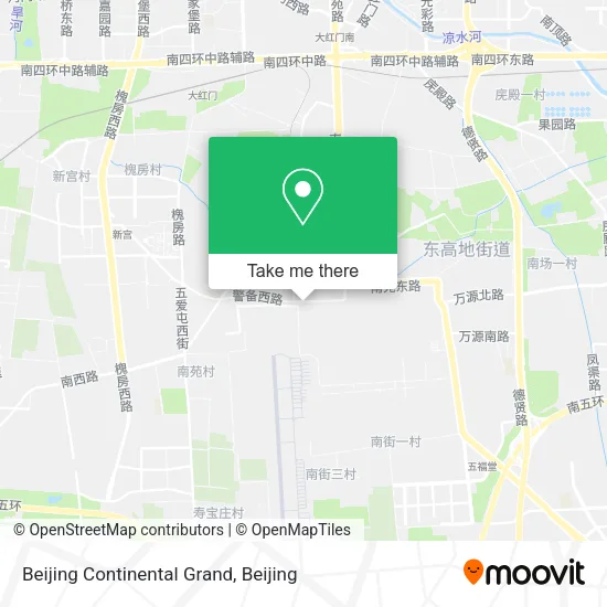 Beijing Continental Grand map