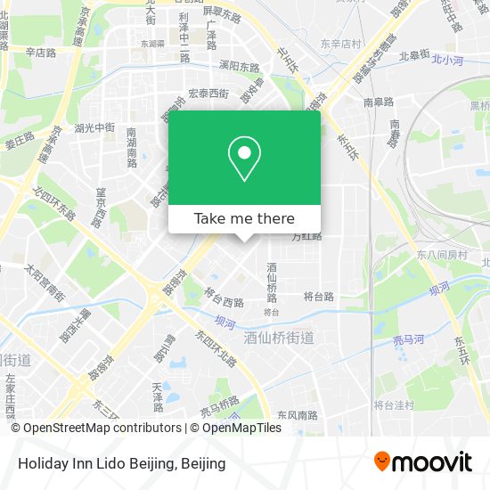 Holiday Inn Lido Beijing map