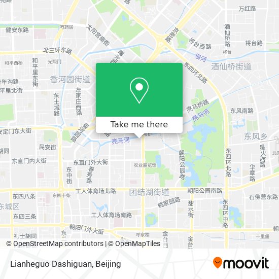 Lianheguo Dashiguan map