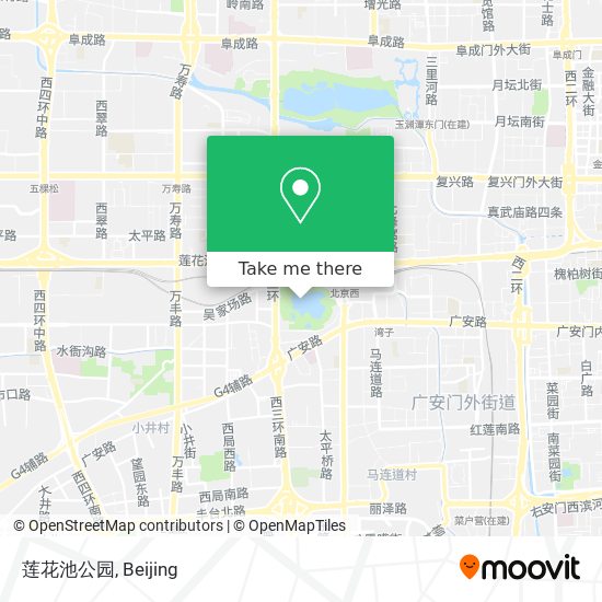 莲花池公园 map