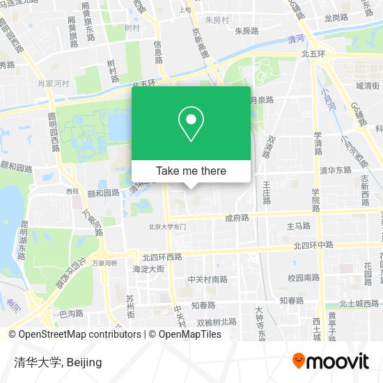 清华大学 map