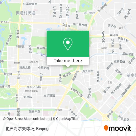 北辰高尔夫球场 map