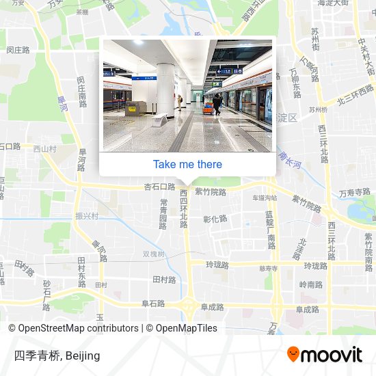 四季青桥 map