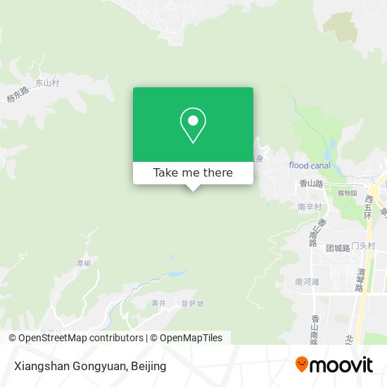 Xiangshan Gongyuan map