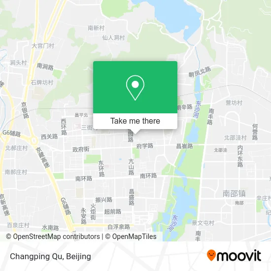Changping Qu map