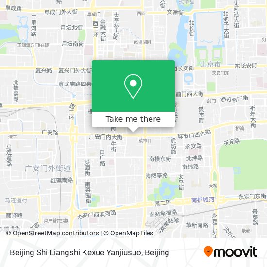 Beijing Shi Liangshi Kexue Yanjiusuo map