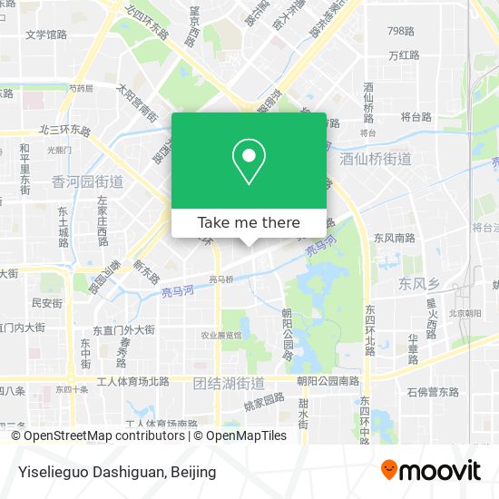 Yiselieguo Dashiguan map