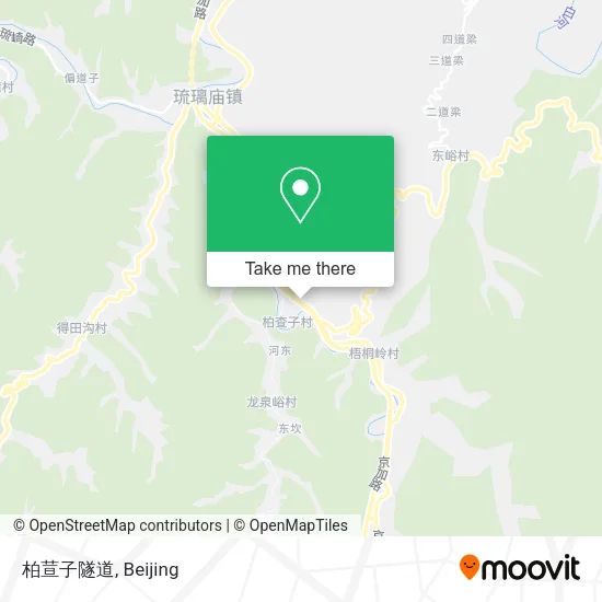 柏荁子隧道 map