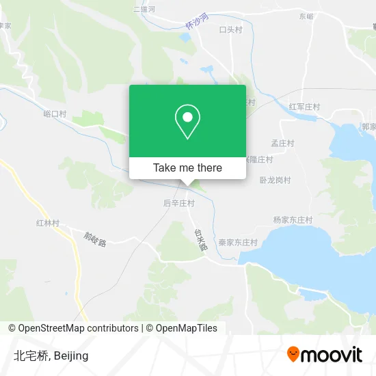 北宅桥 map