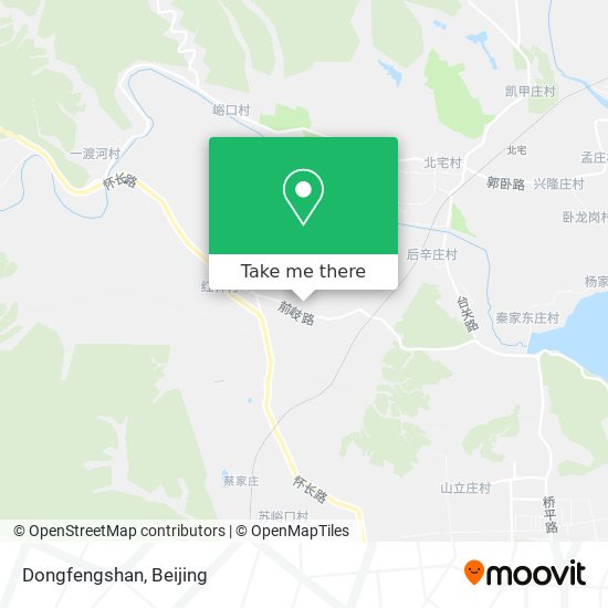 Dongfengshan map