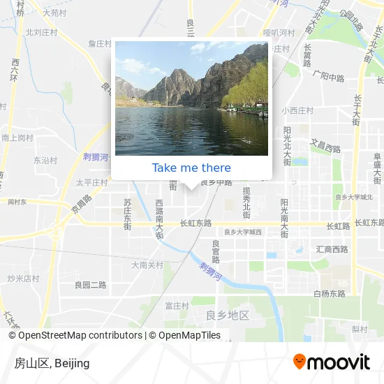 房山区 map