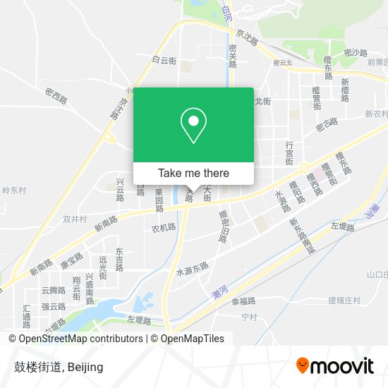 鼓楼街道 map