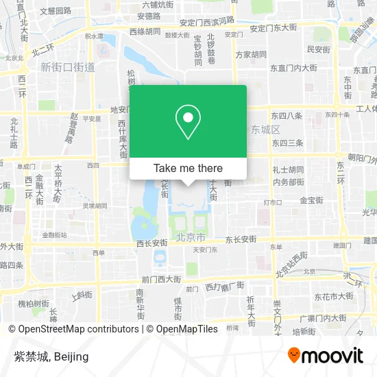 紫禁城 map
