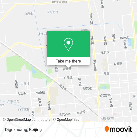 Digezhuang map