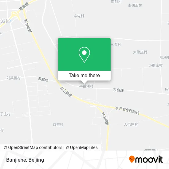 Banjiehe map