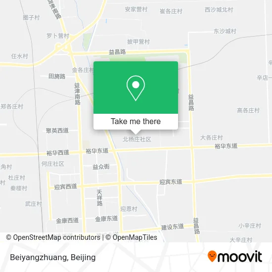Beiyangzhuang map