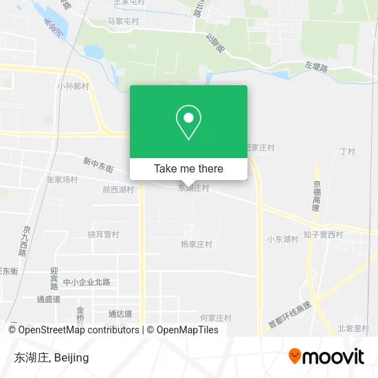 东湖庄 map