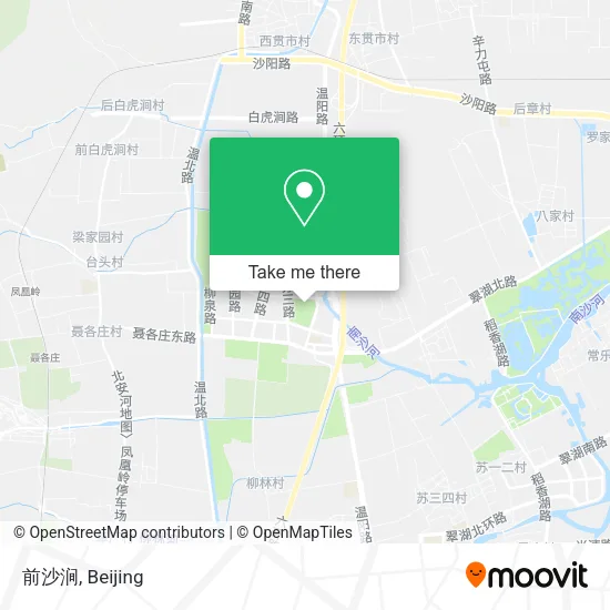 前沙涧 map