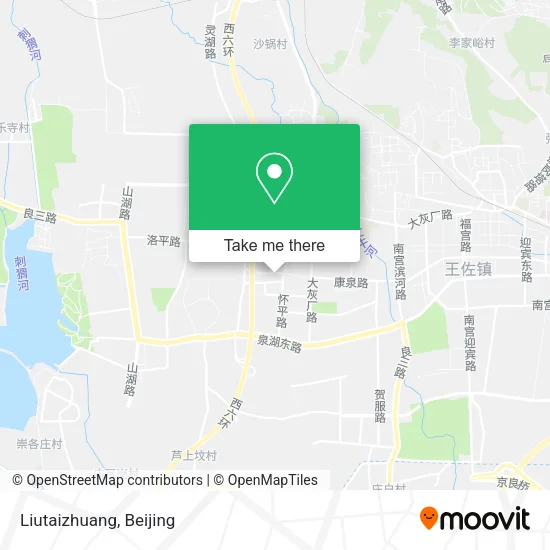 Liutaizhuang map