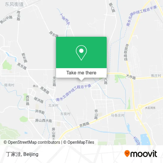 丁家洼 map