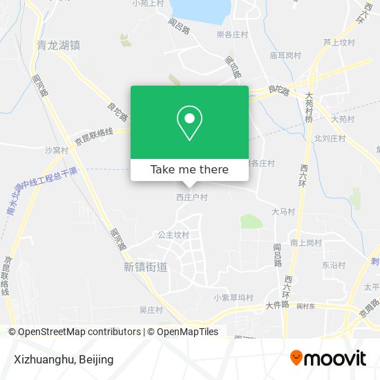 Xizhuanghu map