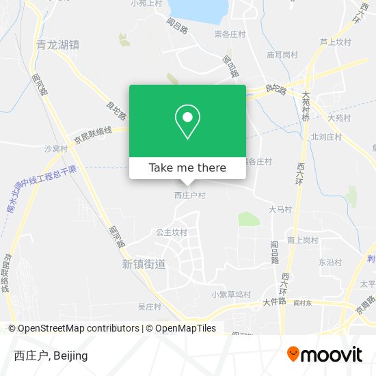 西庄户 map