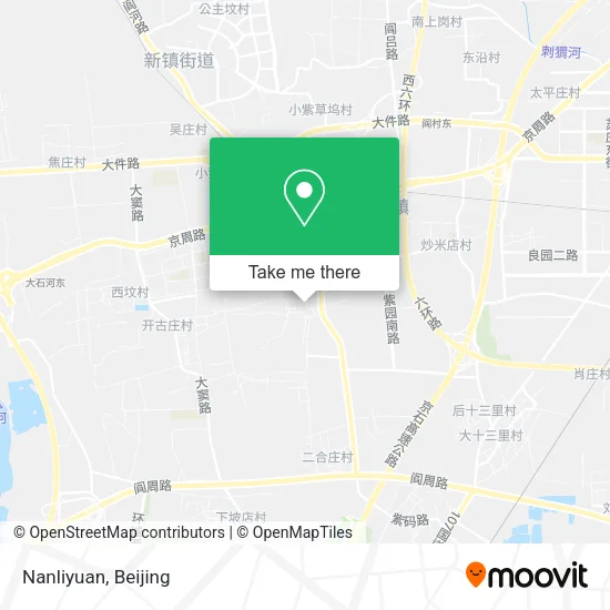 Nanliyuan map