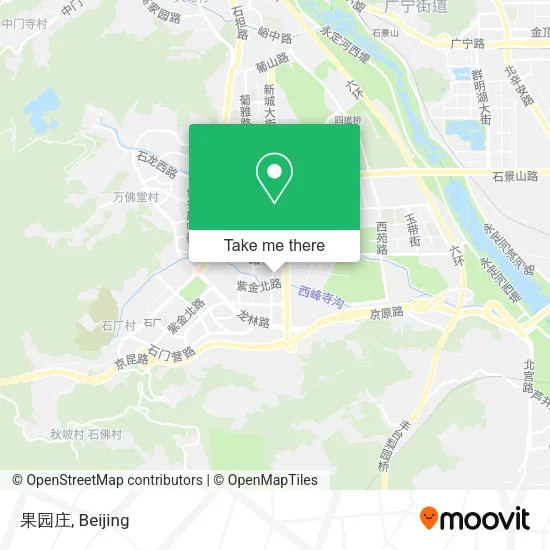 果园庄 map