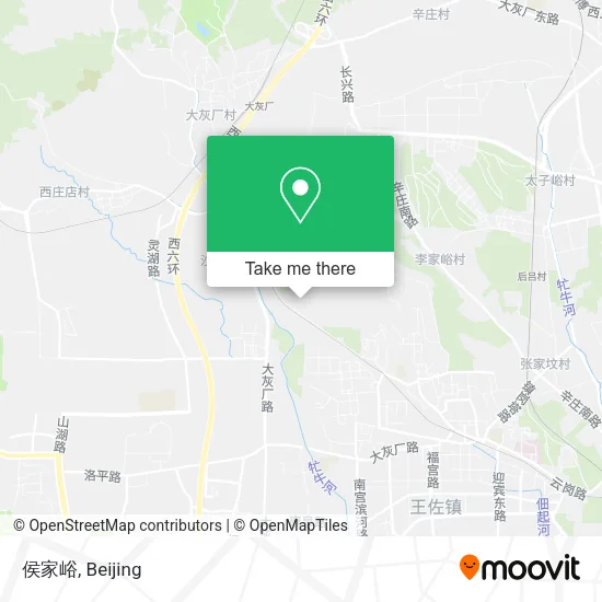 侯家峪 map