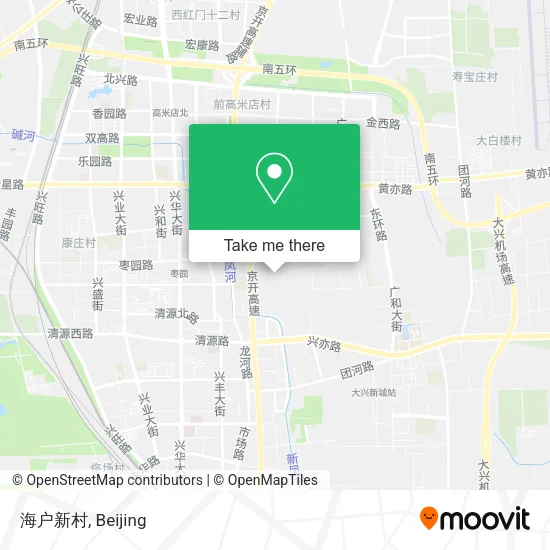海户新村 map