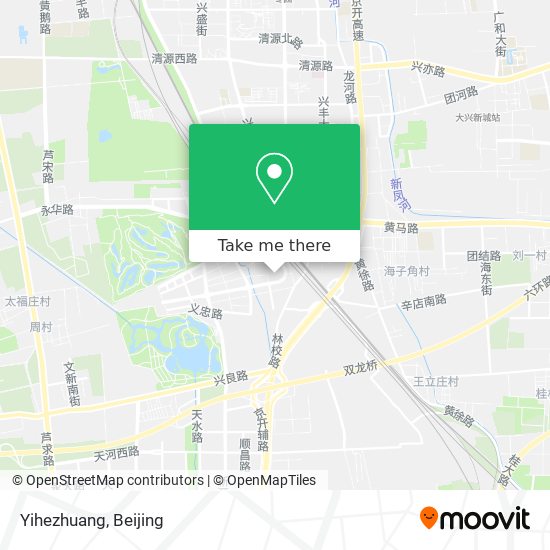 Yihezhuang map