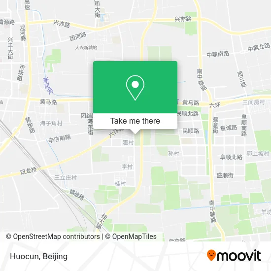 Huocun map