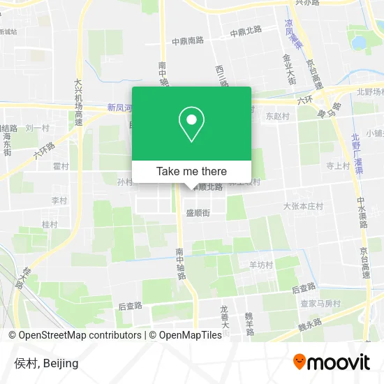 侯村 map