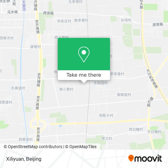 Xiliyuan map