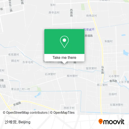 沙堆营 map