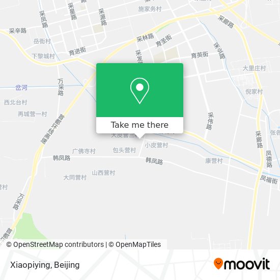 Xiaopiying map