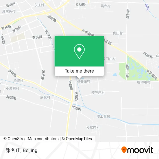 张各庄 map